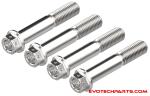 Bremsattelschraubensatz Race M10 x 55 mm Edelstahl von Evotech Performance